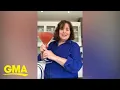 Ina Garten shows us how to make her massive cosmopolitan for a virtual cocktail party