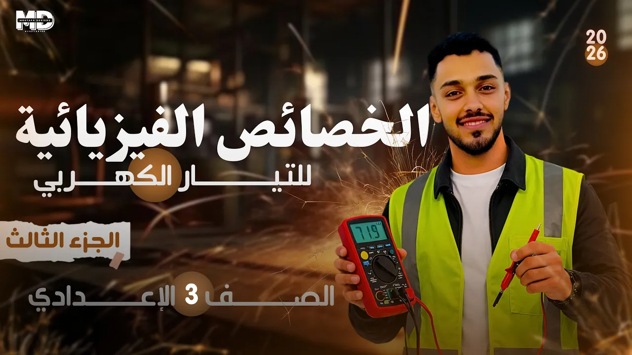 المقاومة الكهربية وقانون أوم – العلاقة بين شدة التيار وفرق الجهد | الجزء الثالث | مستر أحمد هشام