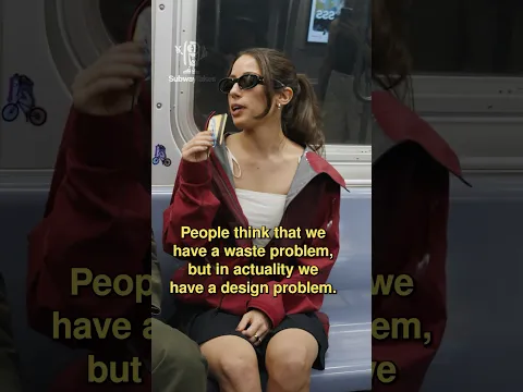 People think that we have a waste problem, but in actuality we have a design problem!!