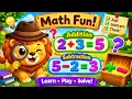Learn Addition Subtraction with Detective Leo Fun Math for Kids