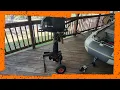 Aquos EasyMate Outboard Motor Stand Outboard Engine Carrier Trolley Assembly