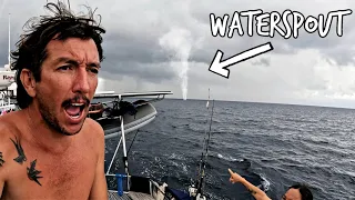 What to do when you see a Waterspout at Sea? SCREAM!!! Ep 338