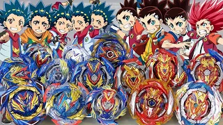 Download VALT VS AIGA FINALE! | All Valkyrie Evolutions VS All Achilles Evolutions BATTLE! | Beyblade Burst MP3