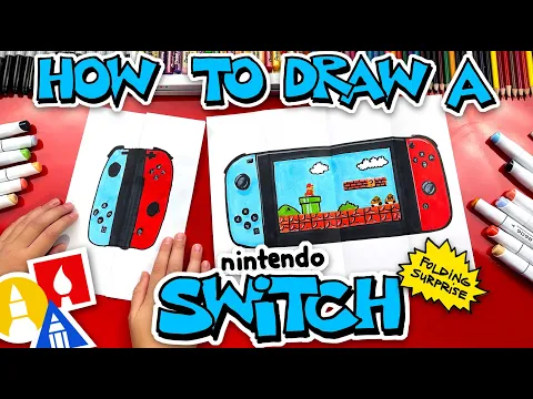 Download MP3 How To Draw A Nintendo Switch Folding Surprise