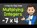 Multiplying Integers Explained How to Multiply Integers Math with Mr J