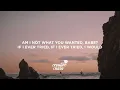 Omar Apollo - Evergreen (Lyrics) | you know you really made me hate myself