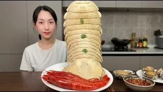 Mega Spicy Seafood Boil Mukbang Featuring Giant isopod and Jumbo Prawns| LIN VLOG먹방