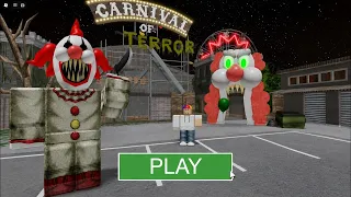 Escape The Carnival of Terror Obby! roblox Gameplay Walkthrough No Death 4K