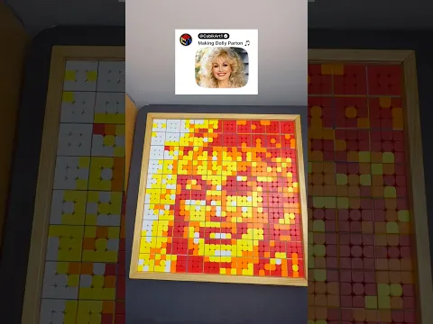 Making Dolly Parton With Rubik’s Cubes 🎵