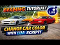 BeamNG LUA Tutorial Change Vehicle Color with a Trigger Easy Guide