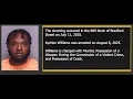 Kyzhier Williams arrested in deadly July shooting on Bradford Street in Florence SC