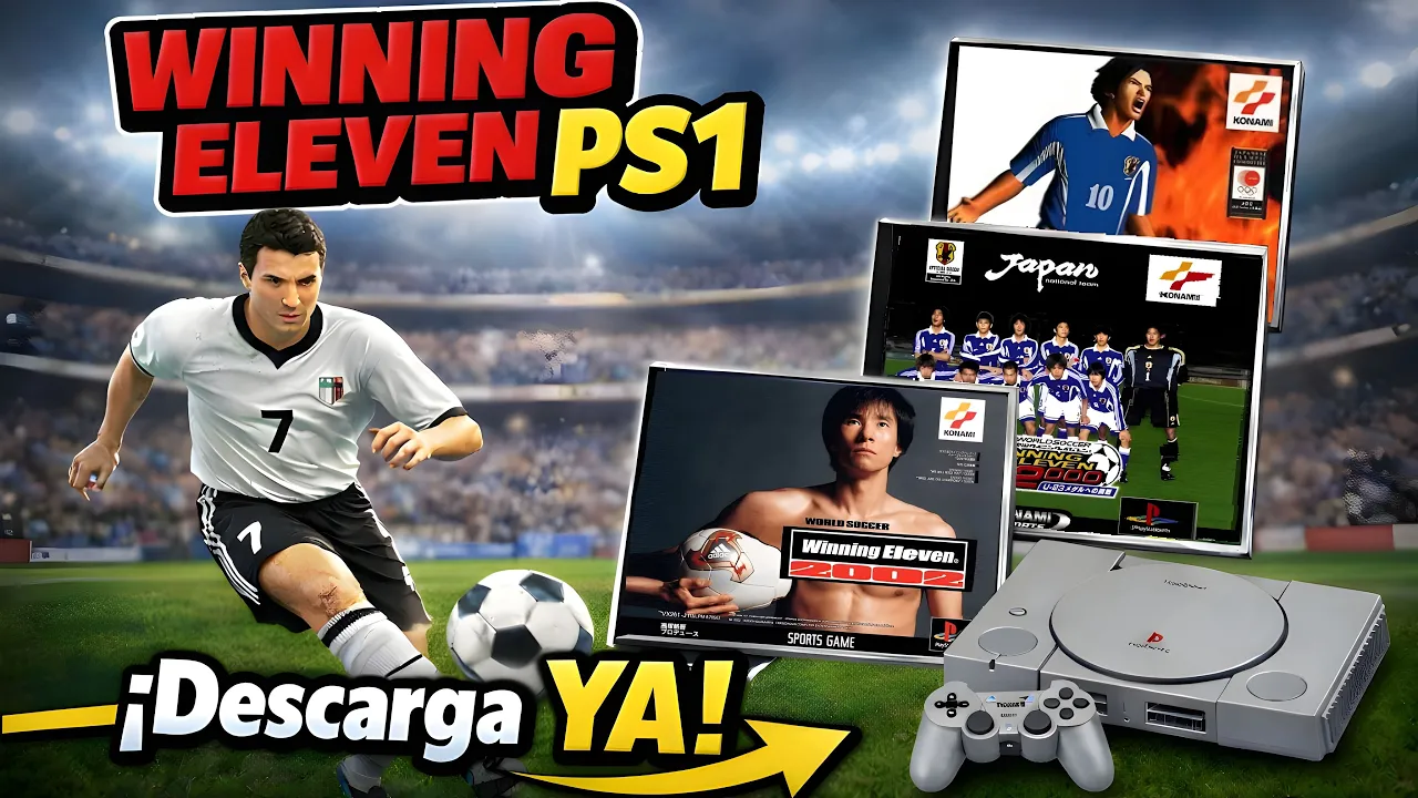Winning Eleven PS1 🔥 WE 4, 2000 y 2002 | Clásicos Inolvidables Traducidos