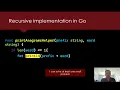 Go Recursion Part 2