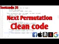 Next Permutation Leetcode 31 Amazon google microsoft leetcode 31 solution