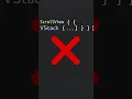 LazyVStack vs VStack in SwiftUI in 60 Seconds