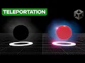 Teleporters w Particles DOTween Effects C and Visual Scripting in Unity