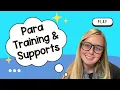 Paraprofessional Training Binder and Why You Need It Full SPED Ahead