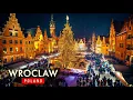 Wroclaw Christmas Market 2025 🎄 Walking Tour 4K | | Poland