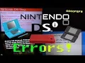 Nintendo DSi All Errors