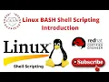 BASH Shell Scripting Introduction Shell Scripting Tutorial Part 1 Linux Certification Training