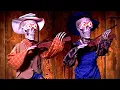 COSTCO Halloween 2023 3FT Fiddler Skeletons Animated Prop Magic Power Co