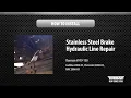 Preformed stainless steel brake line kit installation by Dorman Products