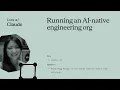 Running an AI-native engineering org