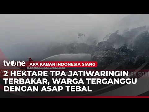 BNPB Bantu Upaya Pemadaman Kebakaran TPA Jatiwaringin Dari Udara