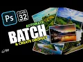File Menu in Photoshop Part 5 How to use Batch file and Create Droplet in Photoshop Class 32
