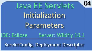 Initialization Parameter Via Deployment Descriptor - Wildfly Servlet Tutorial
