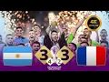 Download Lagu Argentina vs France - UHD 4K World Cup Final 2022 - Messi vs Mbappe || the best final ever