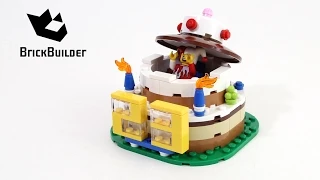 Lego 40153 Birthday Table Decoration - Lego Speed Build