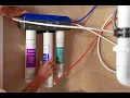 PureBlue H2O 3-Stage Reverse Osmosis System Installation