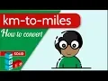 km to miles how to convert