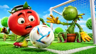 Tomato Doppi 🍅 サッカー | 水中 | 美術の授業 ⚽️💦 Football | Under Water | Art Class✨️ Super Toons TV アニメ
