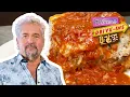 Guy Fieri Finds Incredible Homemade Lasagna Diners Drive-Ins and Dives Food Network