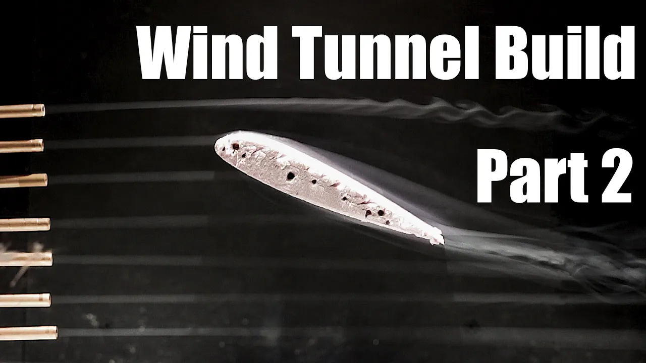Wind Tunnel Build Part 2: Airfoil Support, Smoke & Lighting Systems