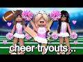 I Went To CHEERLEADING Tryouts ORA Roblox Dance Moms