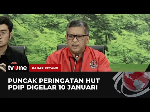 Hasto: Presiden Ke Luar Negeri Saat Puncak HUT Ke-51 PDIP