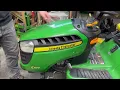 How To Change Oil On A John Deere D100 E100 S100 Series Lawn Tractor