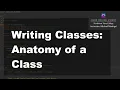Java 1 Online 4 05 Writing Classes Anatomy of a Class