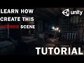 How to make a Horror Game Unity 3D - level Design and Interior lighting
