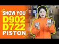 Engine Tips D902 vs D722 piston comparison