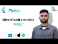 Flutter SliverFixedExtentList Widget Abdul Motaleb Learn With Motaleb