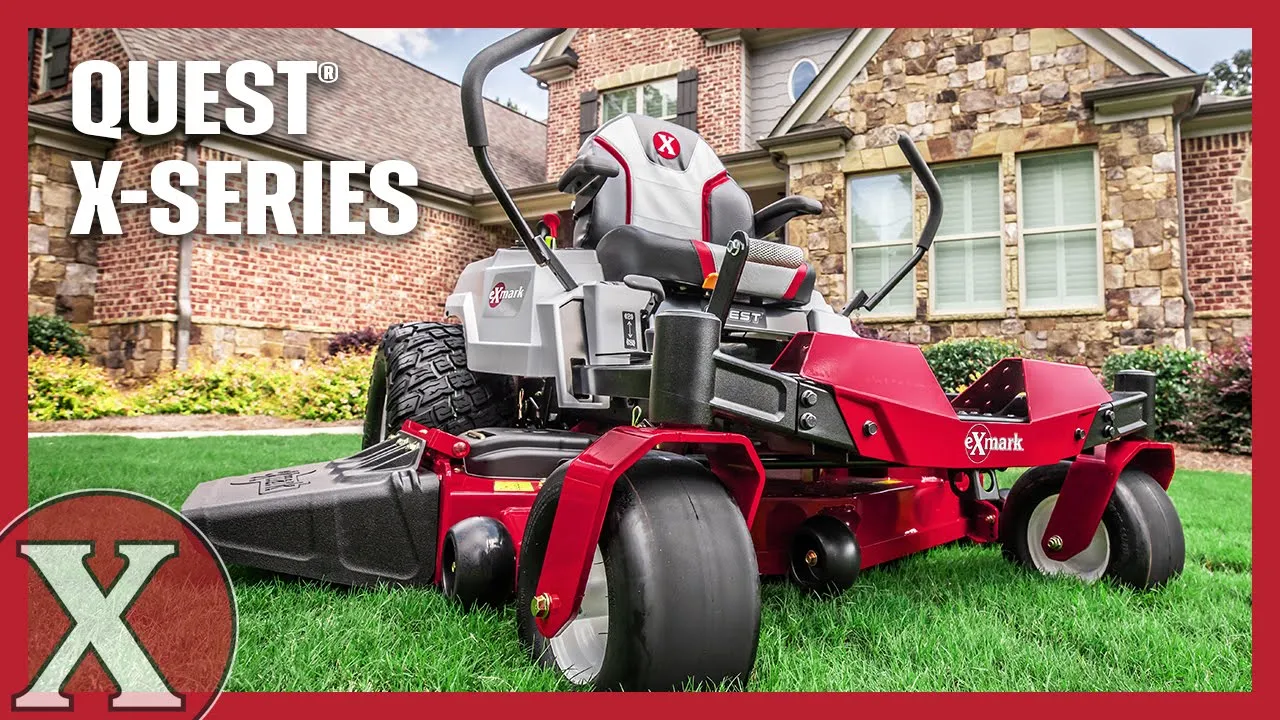 Exmark Manufacturing Inc. — Exmark Quest X-Series: Commercial Features for Residential Use (YouTube video ad)