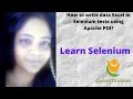 How to write data Excel in Selenium tests using Apache POI