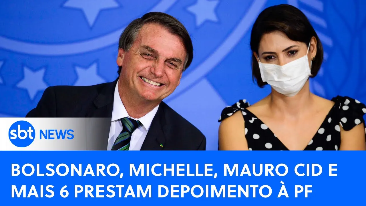 ???? SBT News na TV: PF ouve Bolsonaro, Michelle, Mauro Cid e mais 6 sobre caso das joias sauditas
