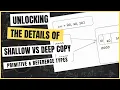 JavaScript Shallow Copy and Deep Copy Explained Primitive vs Reference Types - Interview Question