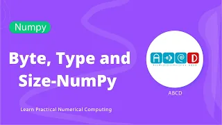 Byte type and size-NumPy