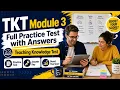 TKT Module 3 Full Practice Test with Answers Teaching Knowledge Test